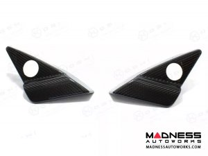 Maserati GranTurismo Interior Trim - Carbon Fiber - Tweeter Triangles Frame Cover Trim Kit